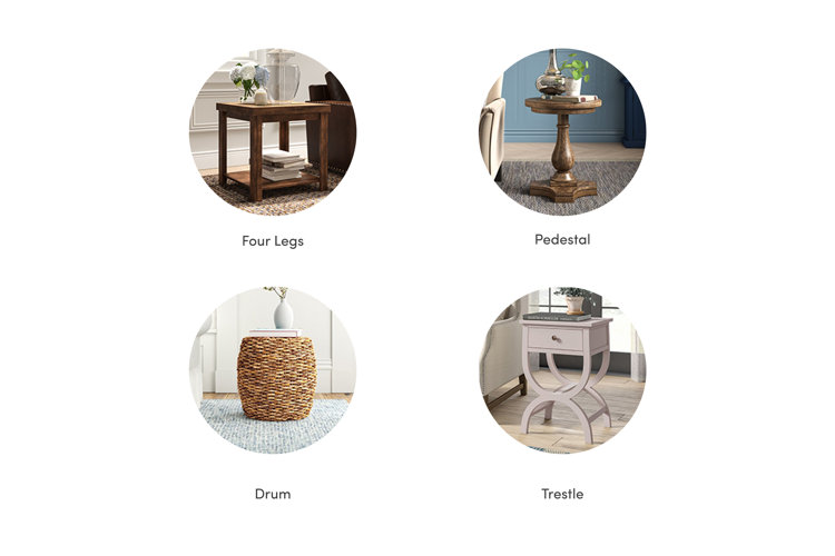 End Table Designs How to Choose the Right One Birch Lane